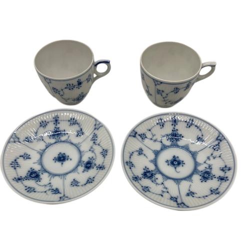 ROYAL COPENHAGEN (ロイヤル・コペンハーゲン) カップ&ソーサー ブルーフルーテッド・プレイン