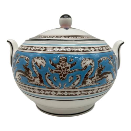 Wedgwood (ウェッジウッド) シュガーポット＆クリーマーセット フロレンティーン・ターコイズ
