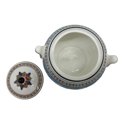 Wedgwood (ウェッジウッド) シュガーポット＆クリーマーセット フロレンティーン・ターコイズ