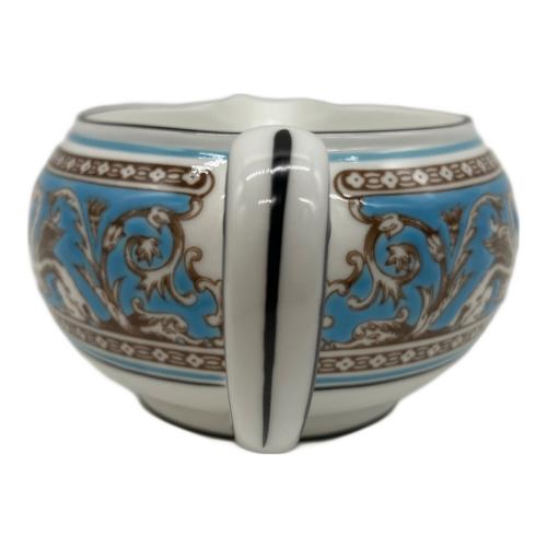 Wedgwood (ウェッジウッド) シュガーポット＆クリーマーセット フロレンティーン・ターコイズ