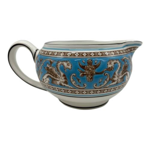Wedgwood (ウェッジウッド) シュガーポット＆クリーマーセット フロレンティーン・ターコイズ