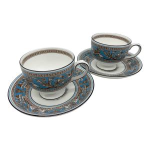 Wedgwood (ウェッジウッド) カップ&ソーサー ▲ フロレンティーン・ターコイズ