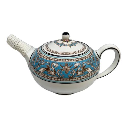 Wedgwood (ウェッジウッド) ティーポット フロレンティーン・ターコイズ