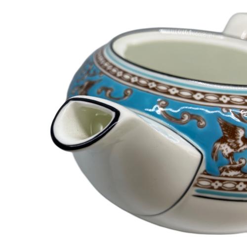 Wedgwood (ウェッジウッド) ティーポット フロレンティーン・ターコイズ