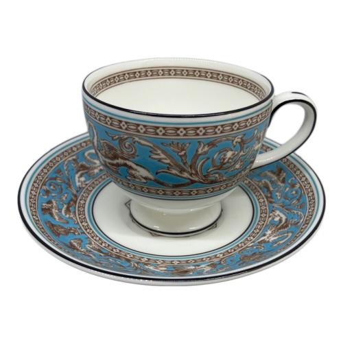 Wedgwood (ウェッジウッド) カップ&ソーサー ▲ フロレンティーン・ターコイズ