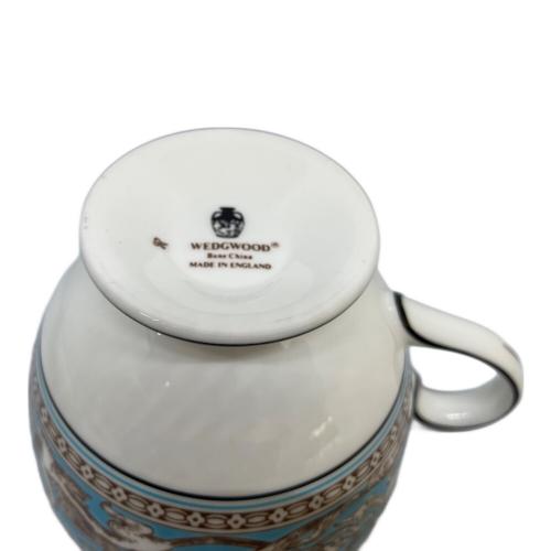 Wedgwood (ウェッジウッド) カップ&ソーサー ▲ フロレンティーン・ターコイズ