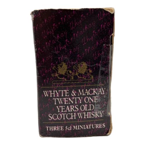 WHYTE&Mackay (WHYTE＆MACKAY) スコッチウィスキー 21年 50ml×3本 50ml