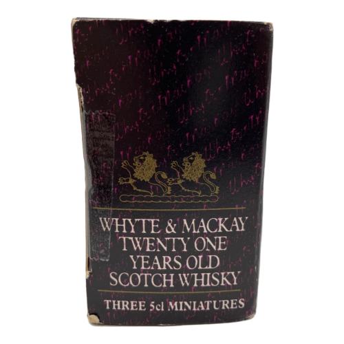 WHYTE&Mackay (WHYTE＆MACKAY) スコッチウィスキー 21年 50ml×3本 50ml