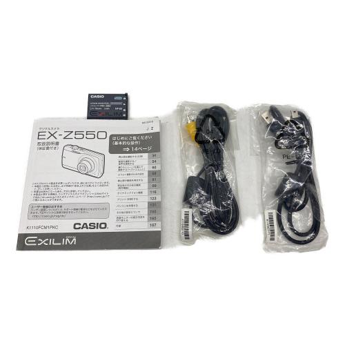 CASIO (カシオ) コンパクトデジタルカメラ EX-Z550 動作確認済
