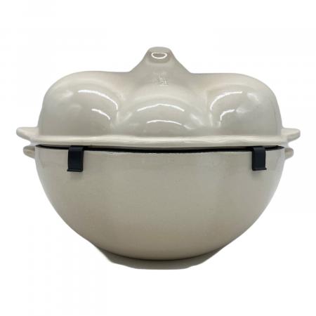 LE CREUSET (ルクルーゼ) ガーリックココット ホワイト｜トレファクONLINE