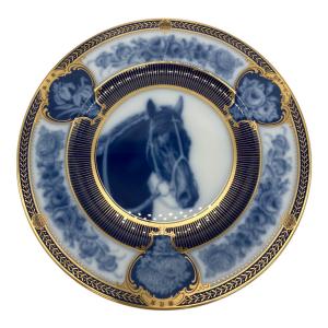 大倉陶園 (オオクラトウエン) 飾り皿 三冠馬 Mr.C.B. SIZE 28cm