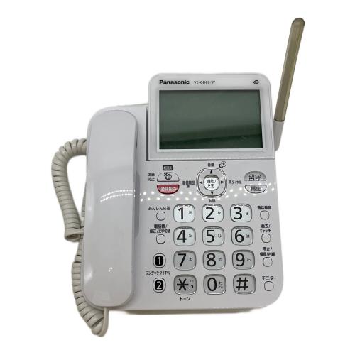 Panasonic (パナソニック) 子機付電話機 VE-GD69DL