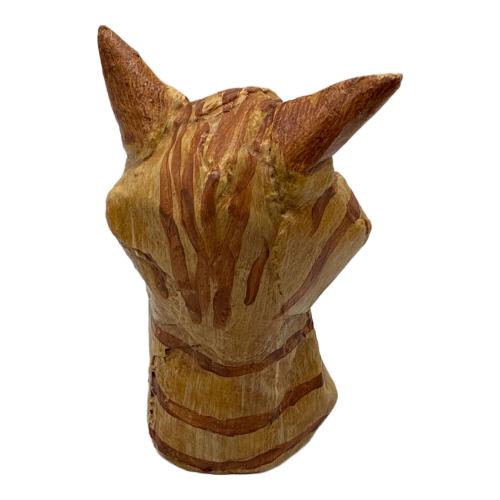 本濃研太 (ー) ダンボール彫刻 猫