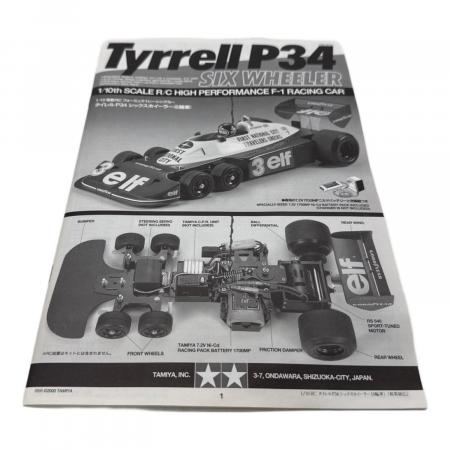 TAMIYA (タミヤ) 1/10 RCC タイレルP34 シックスホイーラー モデルカー