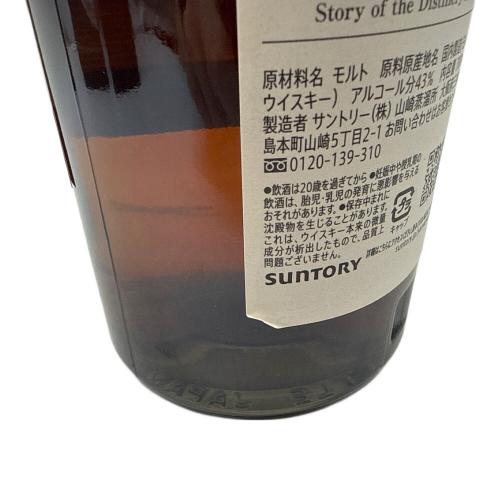 サントリー 山崎 ジャパニーズウィスキー 2025EDITION ラベル折れ有 700ml