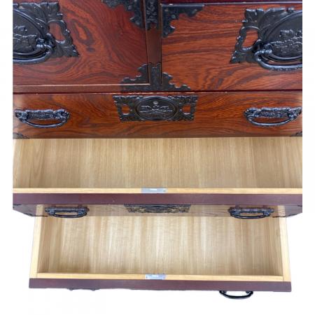 T58 飛鳥工芸家具 船箪笥 欅 飛鳥工芸家具 (アスカコウゲイカグ) 欅箪笥 @ ブラウン｜トレファクONLINE