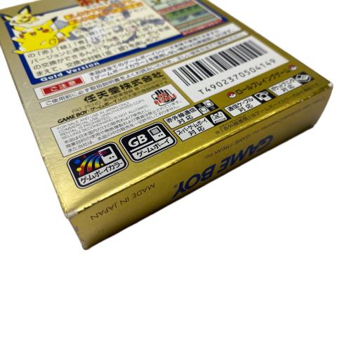 任天堂　ポケットモンスター 金 ゲームボーイ用ソフト 22刻印