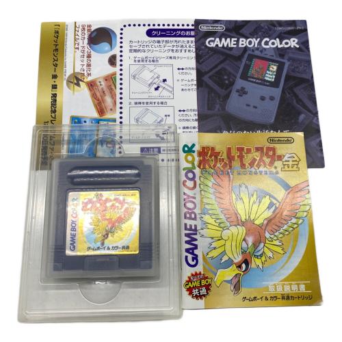 任天堂　ポケットモンスター 金 ゲームボーイ用ソフト 22刻印
