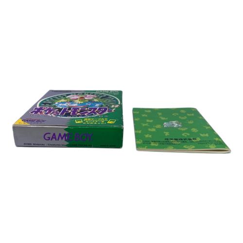 任天堂 (ニンテンドウ) ポケットモンスター 緑 ゲームボーイ用ソフト 11A刻印 CERO A (全年齢対象)