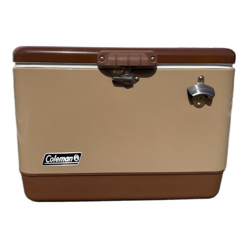 Coleman (コールマン) 54QT ステンレススチールベルトクーラー ベージュ×ブラウン