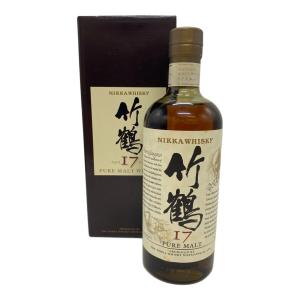 ニッカ 竹鶴 ジャパニーズウイスキー 17年 ピュアモルト ※ラベルヨゴレ 700ml