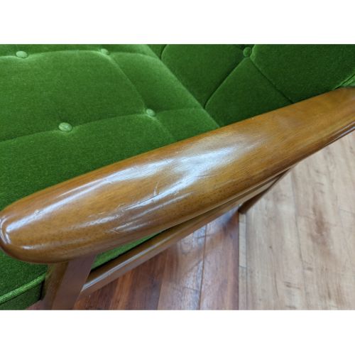 karimoku (カリモク) Kチェア2シーター モケットグリーン