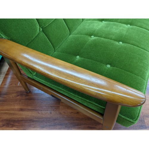 karimoku (カリモク) Kチェア2シーター モケットグリーン