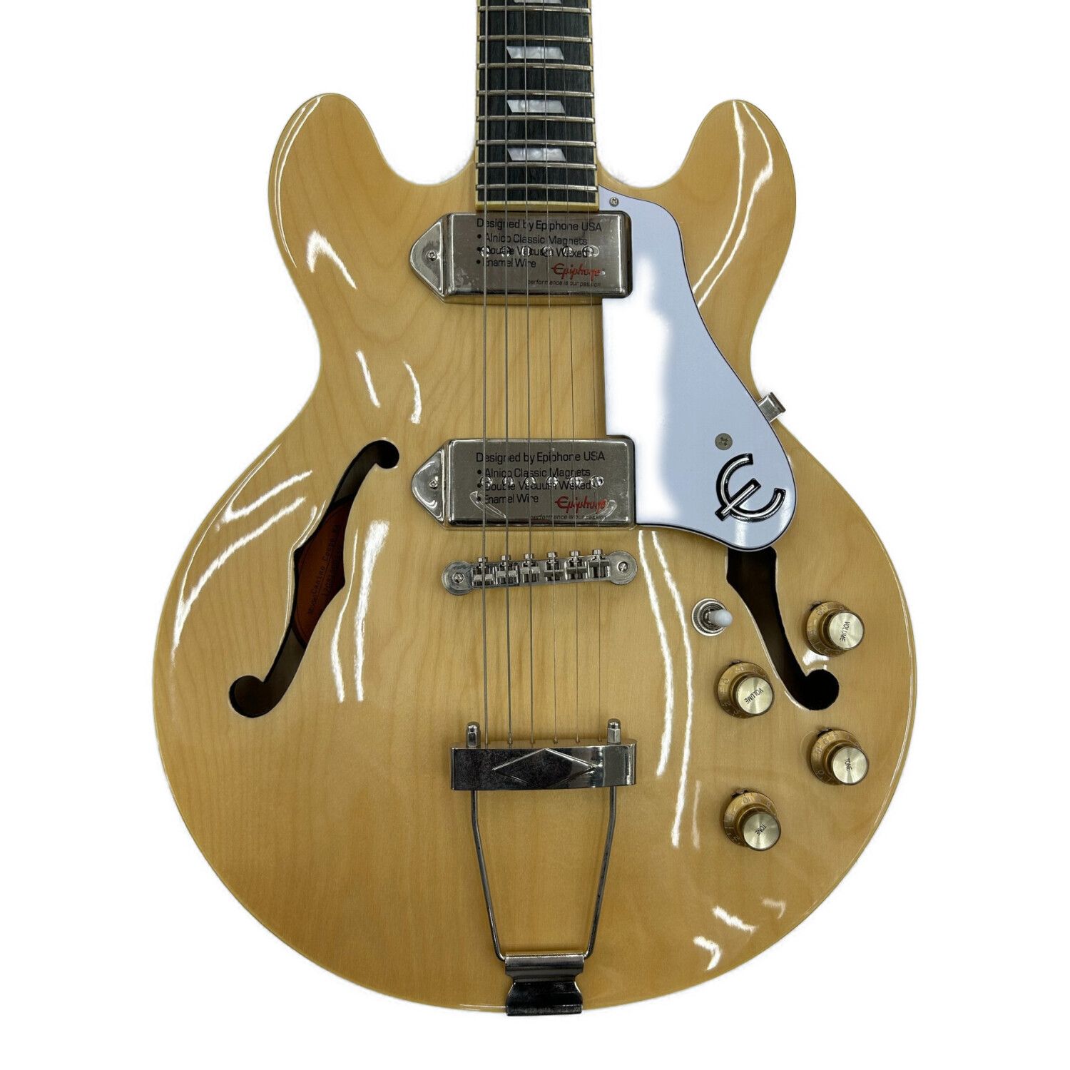 Epiphone (エピフォン) エレキギター ナチュラル Casino Coupe