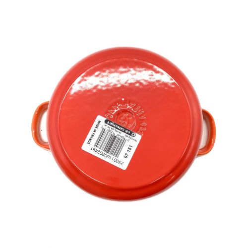 LE CREUSET (ルクルーゼ) ココット・ロンド オレンジ 16cm 1.3L