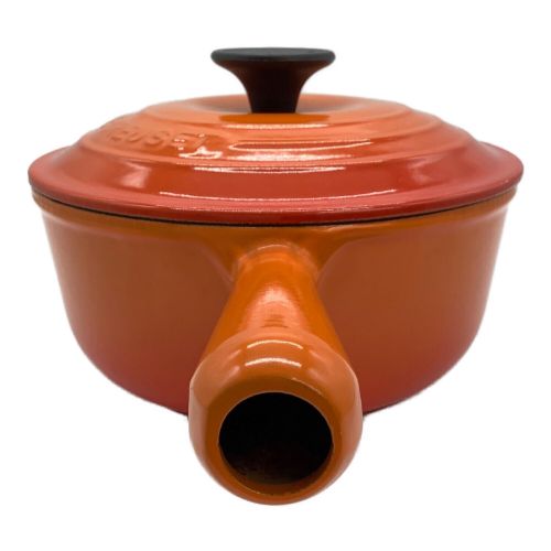 LE CREUSET (ルクルーゼ) 18㎝片手鍋 オレンジ｜トレファクONLINE