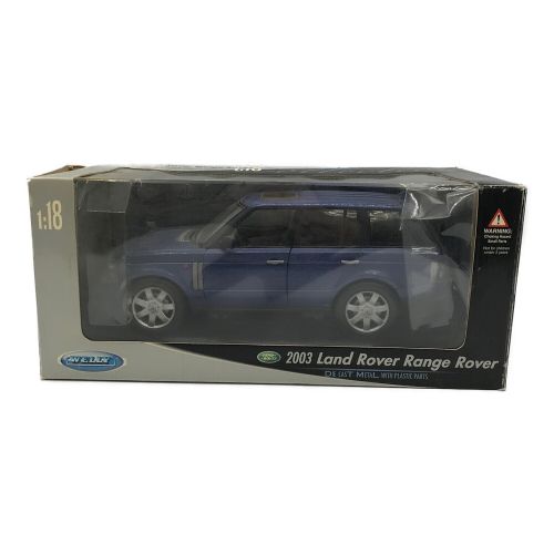 ミニカー 保管ヨゴレ有 WELLY 1/18 2003 Land Rover Range Rover