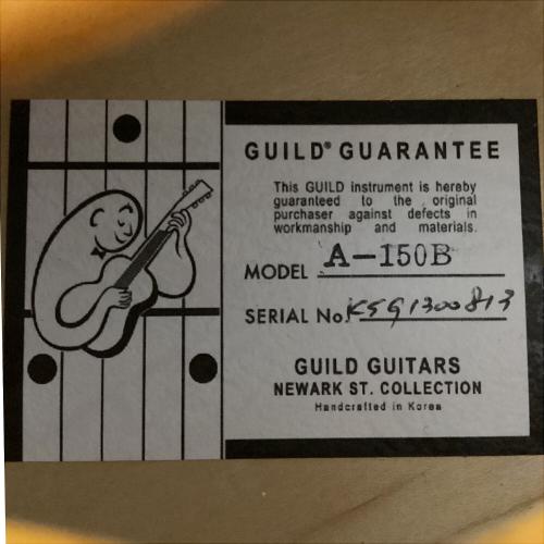 GUILD (ギルド) フルアコースティックギター A-150B Savoy BLD