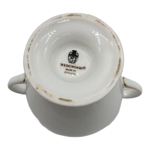 Wedgwood (ウェッジウッド) 蓋付シュガーポット 黒壺 イングランド製 オズボーン