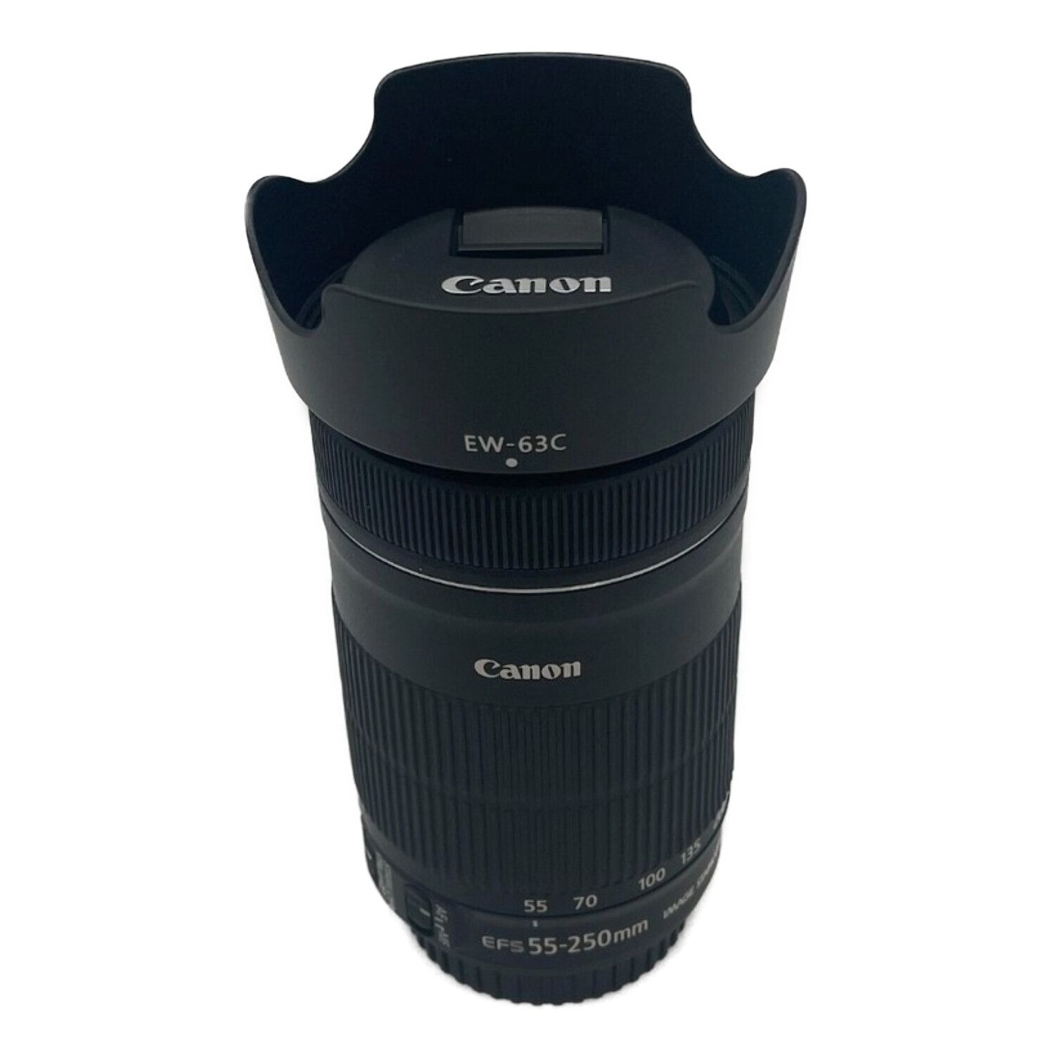 Canon EF-S 55-250mm 4-5.6 IS フード付 - レンズ(ズーム)
