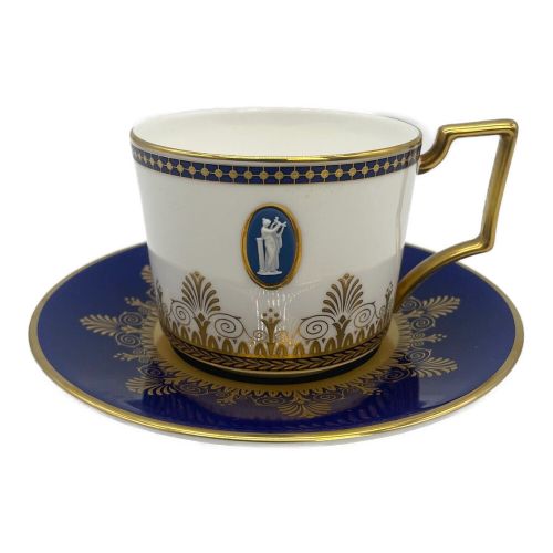 Wedgwood (ウェッジウッド) カップ&ソーサー 廃盤品 アンセミオンブルー・カメオ