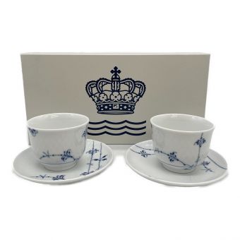 ROYAL COPENHAGEN (ロイヤル・コペンハーゲン) カップ&ソーサー ブルーパルメッテ 2Pセット