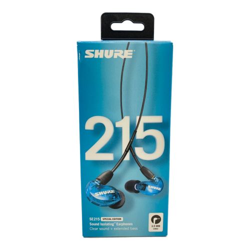 SHURE (シュア) SE215 高遮音性イヤホン