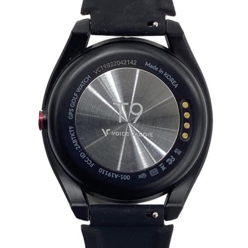VOICE CADDIE (ボイスキャディー) ゴルフGPSナビウォッチ T9　説明書・充電器・箱付き（箱劣化有） ブラック