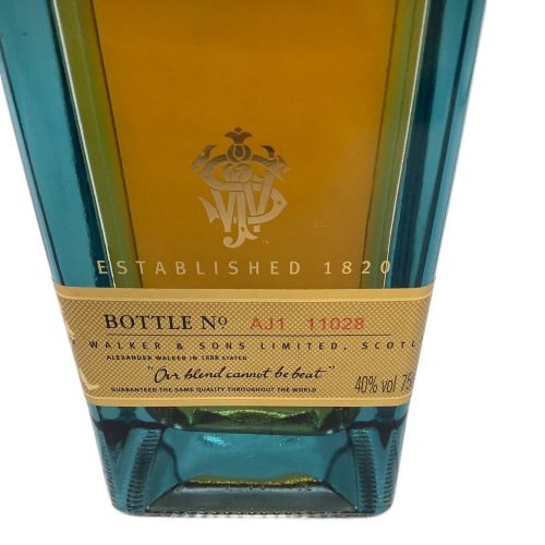 ジョニーウォーカー (Johnnie Walker) スコッチウィスキーブルーラベル 750ml  未開封