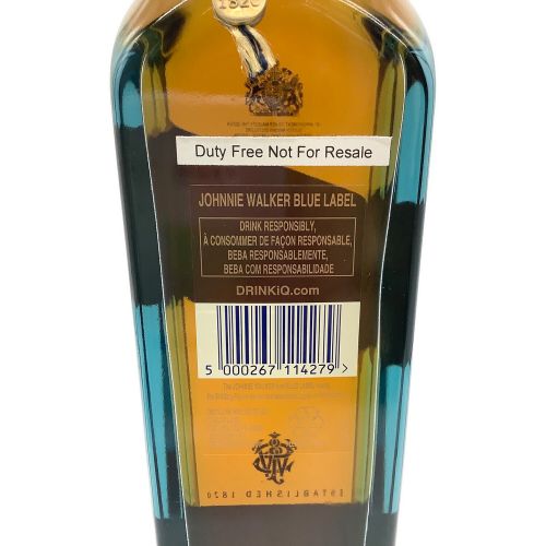 ジョニーウォーカー (Johnnie Walker) スコッチウィスキーブルーラベル 750ml  未開封