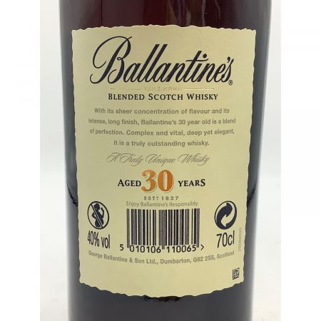 バランタイン (Ballantine's) スコッチウィスキー 700ml 30年 未開封
