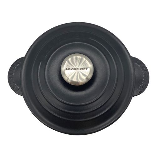 LE CREUSET (ルクルーゼ) ココットエブリィ18 ブラック｜トレファクONLINE