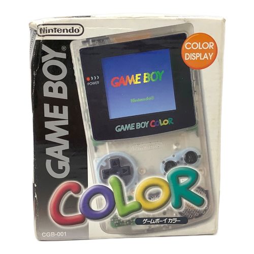Nintendo GAMEBOY COLOR(ゲームボーイカラー) CGB-00 未使用品