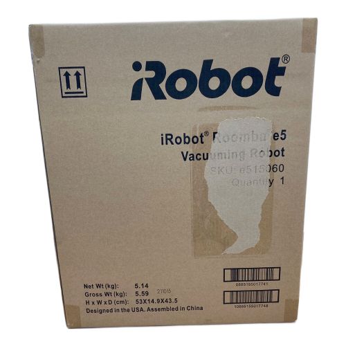 iRobot (アイロボット)  ルンバ e5シリーズ RVC-Y1 未使用品