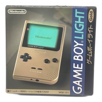 Nintendo (ニンテンドー) GAMEBOY LIGHT MGB-101 gold 箱ダメージ有