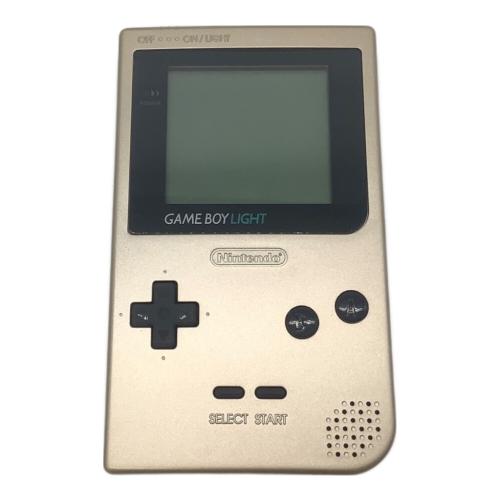 Nintendo (ニンテンドー) GAMEBOY LIGHT MGB-101 gold 箱ダメージ有