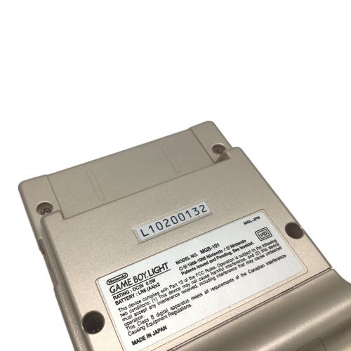 Nintendo (ニンテンドー) GAMEBOY LIGHT MGB-101 gold 箱ダメージ有