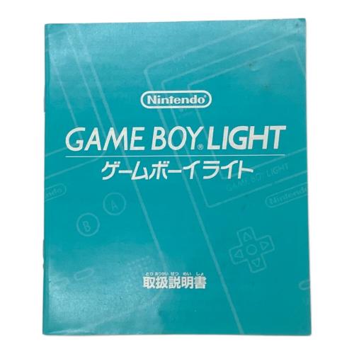 Nintendo (ニンテンドー) GAMEBOY LIGHT MGB-101 gold 箱ダメージ有