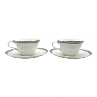 TIFFANY & Co. (ティファニー) プラチナブルーバンド カップ&ソーサー ペア