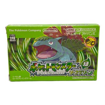 ポケットモンスター リーフグリーン ゲームボーイアドバンス用